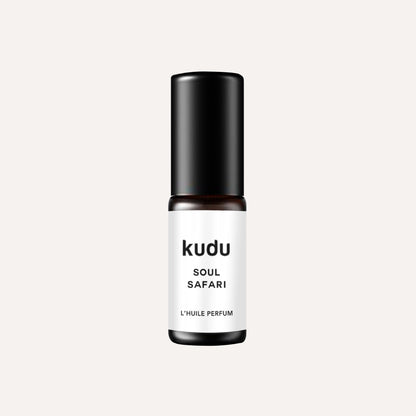 A rollon bottle of Kudu Cosmetica Soul Safari Perfume oil